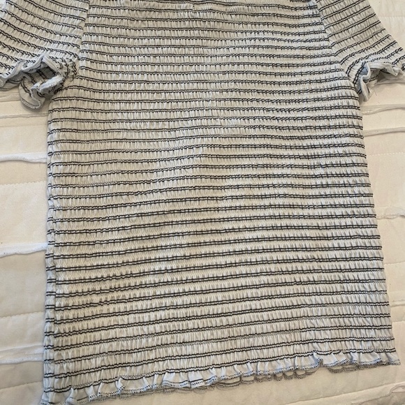 Girls’ striped off-the-shoulder top - Picture 2 of 3